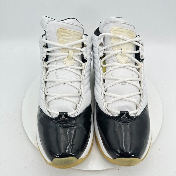 Nike Air Jordan B-2RUE Men Size 13 312523-106 White Metallic Silver Black Shoes - Picture 3 of 12